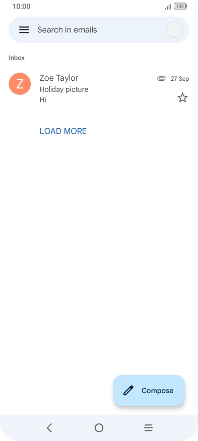 Press the profile icon.