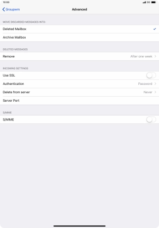 Press Authentication.
