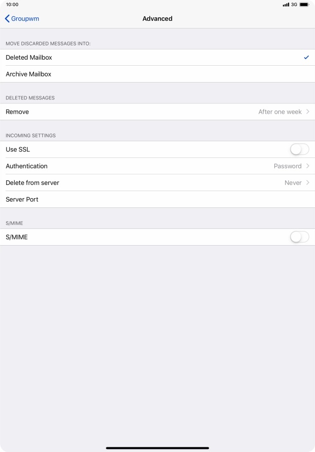 Press Authentication.