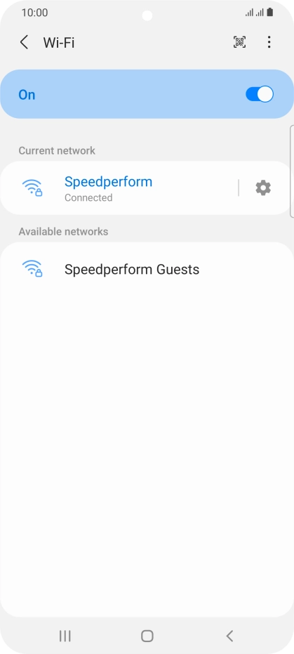 Press the Home key to return to the home screen.