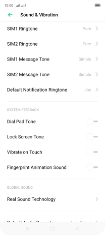 Press ‹SIM› Ringtone.