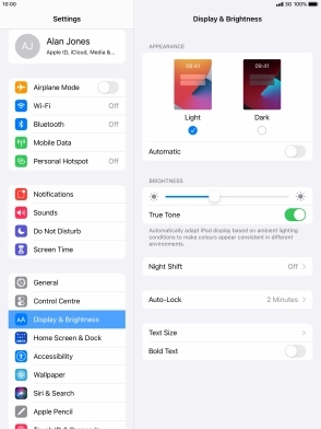 Press Dark. Press Dark.