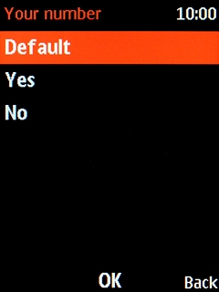Select Yes to turn on caller identification.