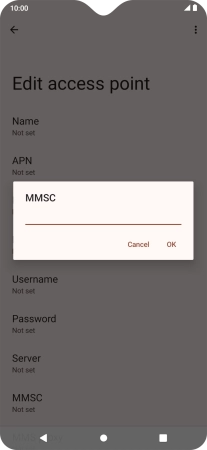 Key in http://pxt.vodafone.net.au/pxtsend and press OK.