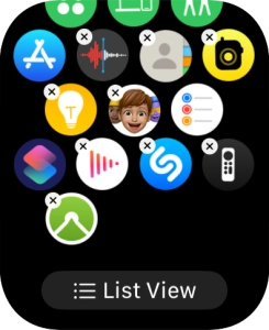 Press the delete icon next to the required app.
