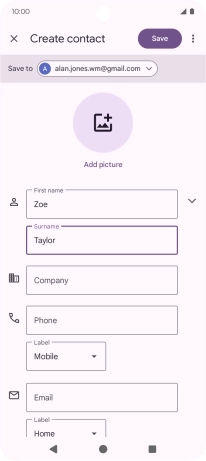 Press Phone and key in the phone number.