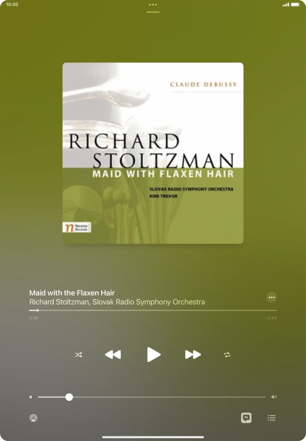 Press arrow right to go to the next audio file.