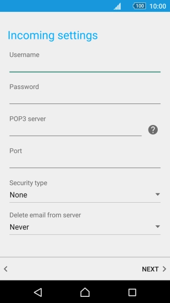 Press the field below Press the field below