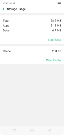 Press Clear Cache.