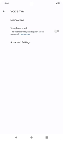 Press Advanced Settings.