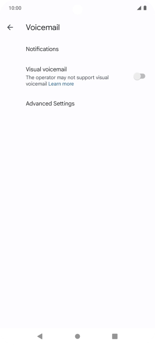 Press Advanced Settings.