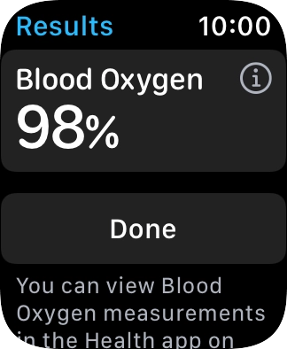 Your result is displayed on the screen.