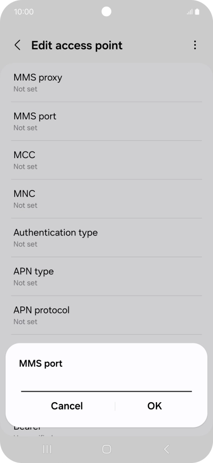 Key in 8080 and press OK. Key in 8080 and press OK.