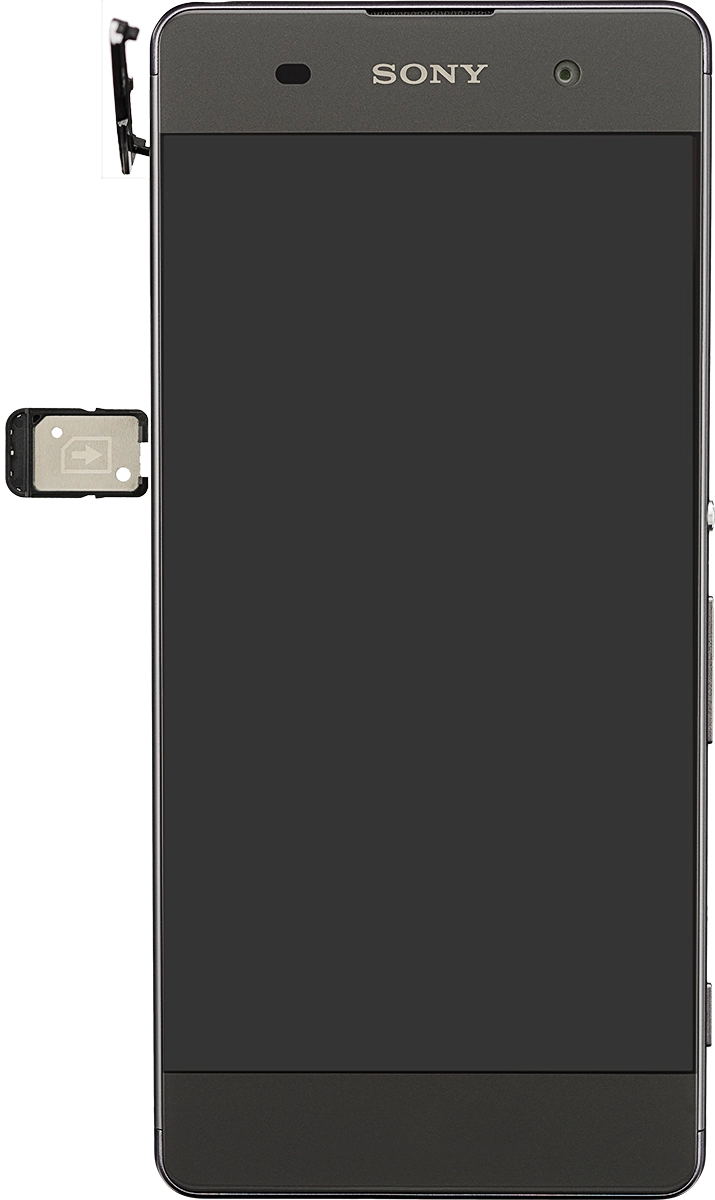 Remove the SIM holder from your phone.