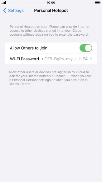 Press the Home key to return to the home screen.