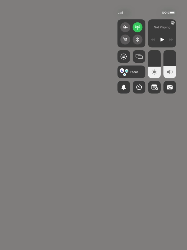 Press the sound mode icon to turn silent mode on or off.
