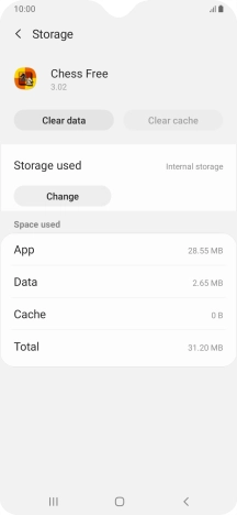 Press the Home key to return to the home screen.