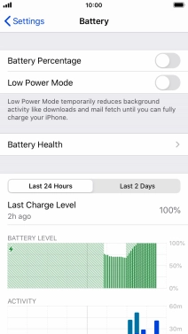Press Battery Health.