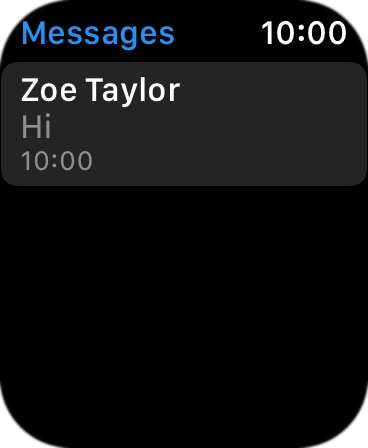 Press the required iMessage.