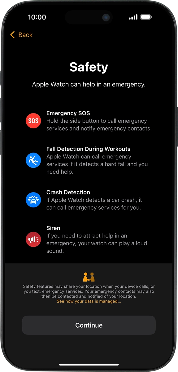 On your phone: Press Continue.