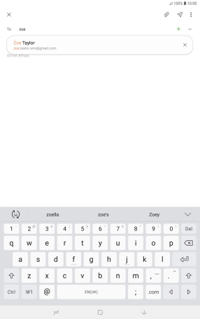 Press the required contact.