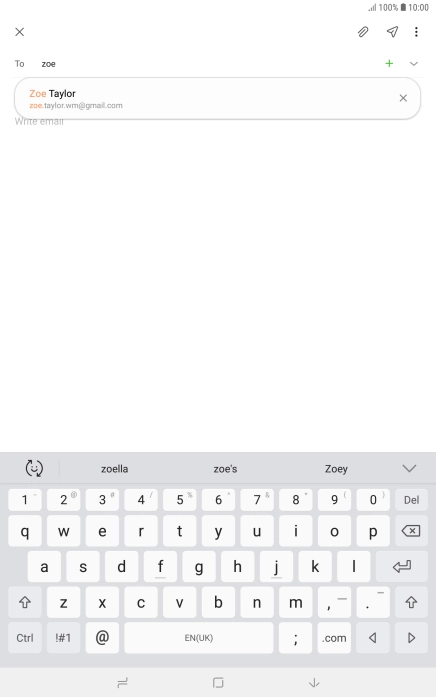 Press the required contact.