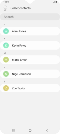 Press the field above 