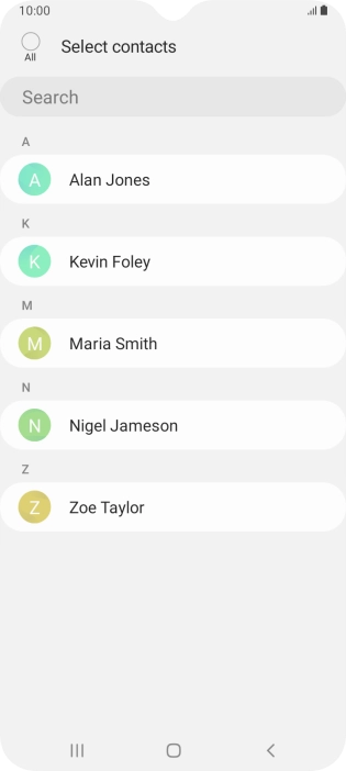 Press the field above 