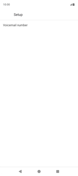 Press Voicemail number.