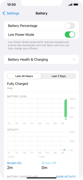 Slide your finger upwards starting from the bottom of the screen to return to the home screen.