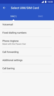 Press Additional settings.