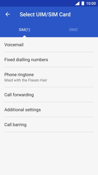 Press Additional settings.