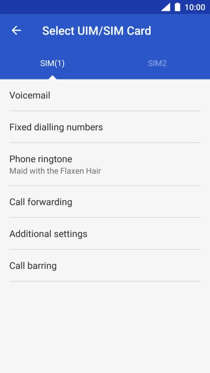 Press Additional settings.