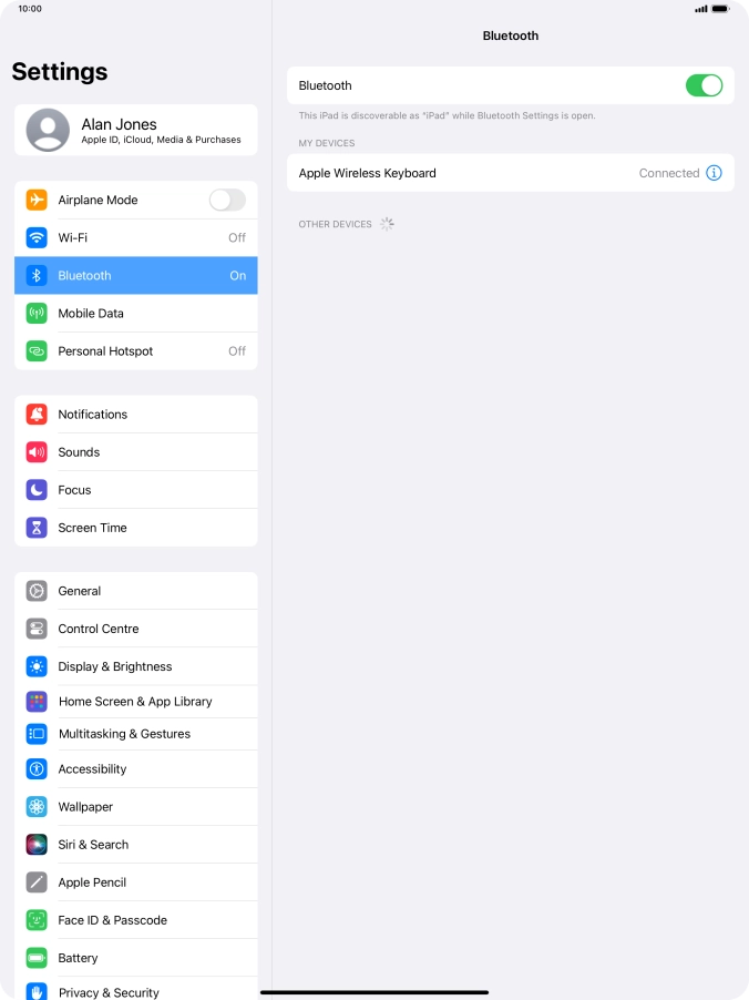 Slide your finger upwards starting from the bottom of the screen to return to the home screen.