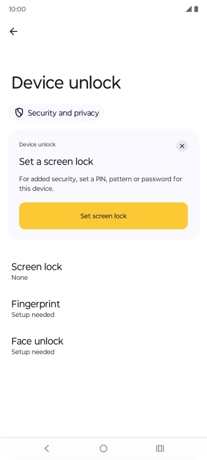 Press the Home key to return to the home screen.
