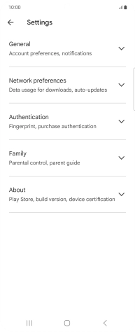 Press Network preferences.