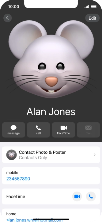 Slide your finger upwards starting from the bottom of the screen to return to the home screen.