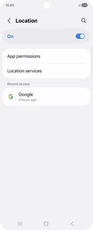 Press App permissions. Press App permissions.