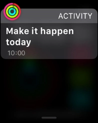 Press the required notification to open it.