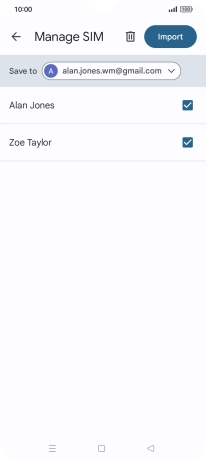 Press the drop down list next to 