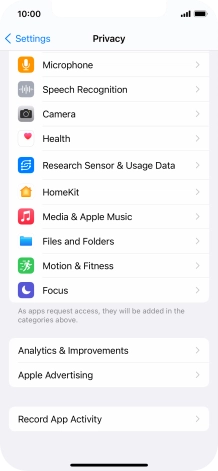 Press Record App Activity.