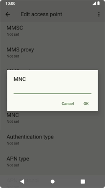 Key in 03 and press OK.