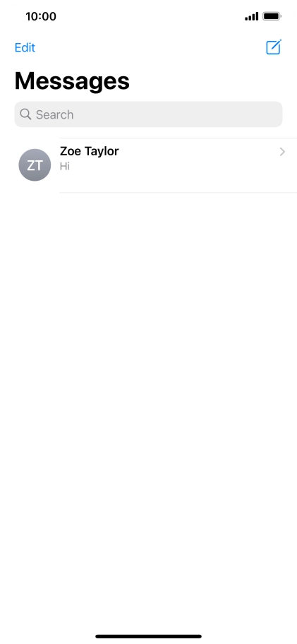 Press the new message icon.