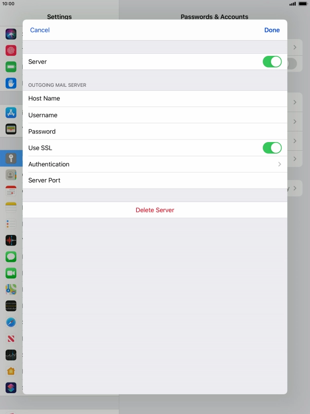 Press the indicator next to Press the indicator next to