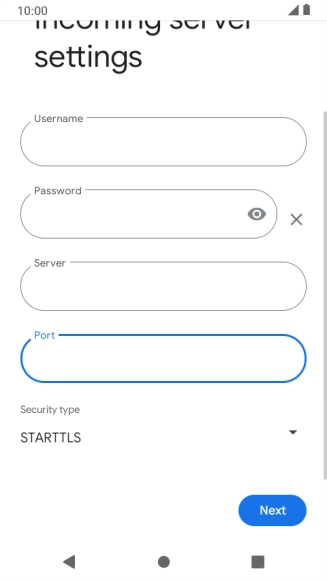 Press the drop down list below 
