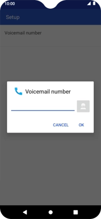 Key in +61414121121 and press OK.