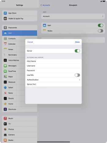 Press Authentication.