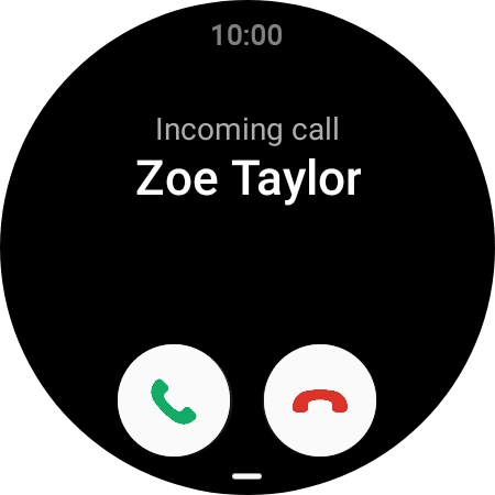 Press the accept call icon and slide your finger upwards to answer the call. Press the accept call icon and slide your finger upwards to answer the call.