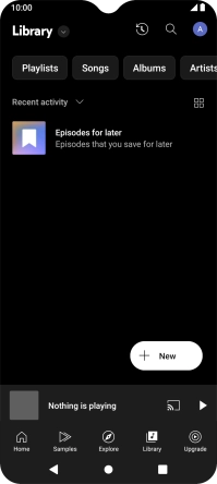 Press the drop down list.