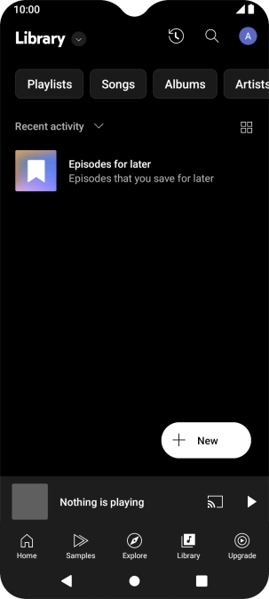 Press the drop down list.